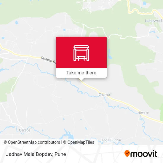 Jadhav Mala Bopdev map