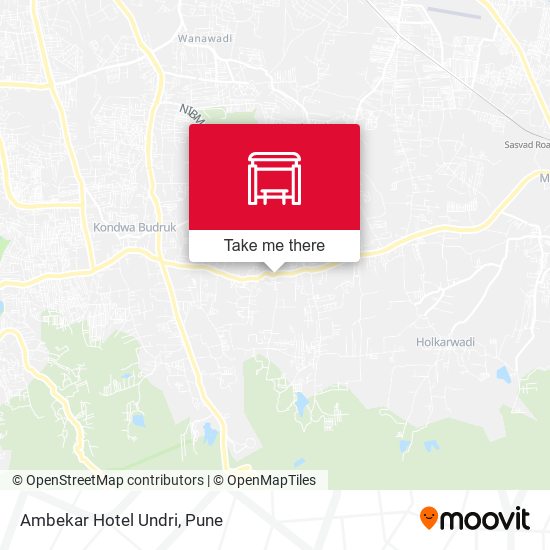 Ambekar Hotel Undri map