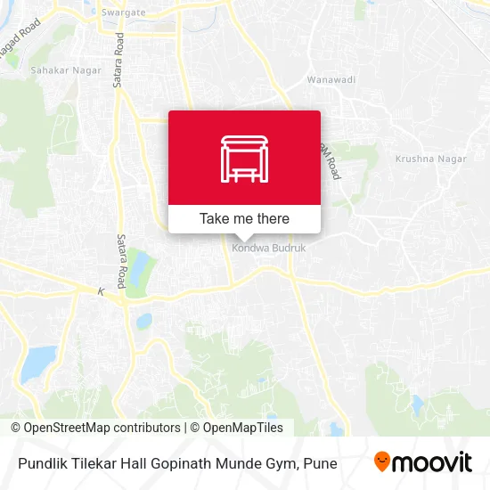 Pundlik Tilekar Hall Gopinath Munde Gym map