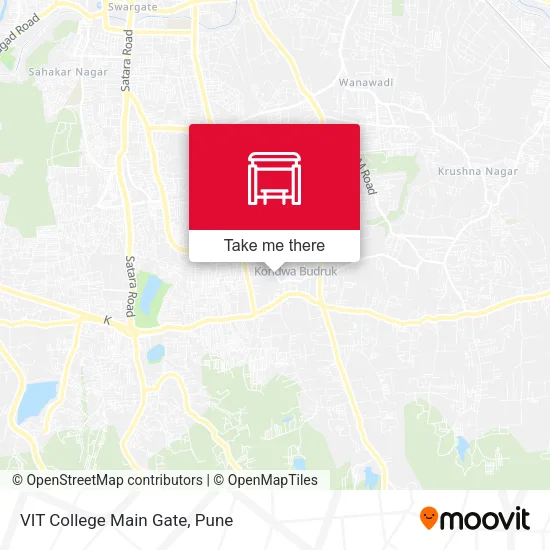 VIT College Main Gate map