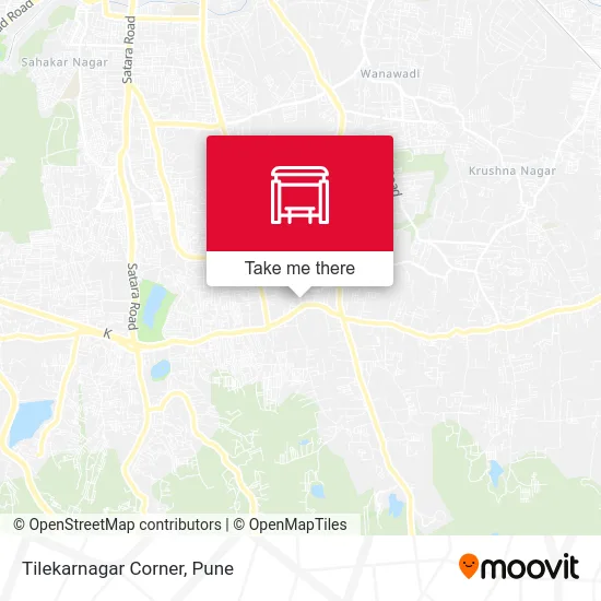 Tilekarnagar Corner map