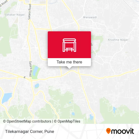 Tilekarnagar Corner map