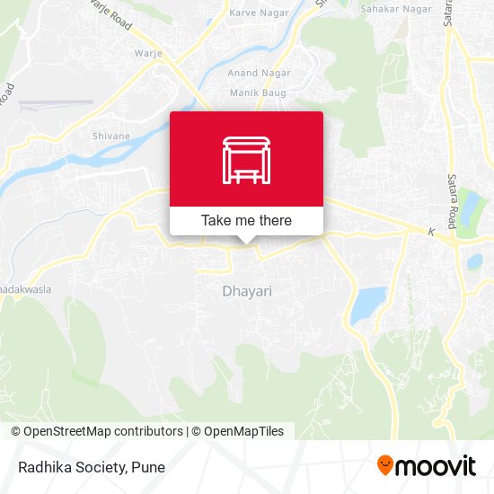 Radhika Society map