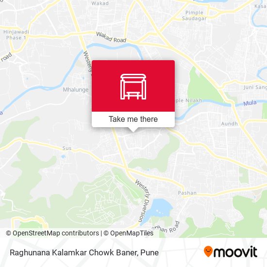 Raghunana Kalamkar Chowk Baner map