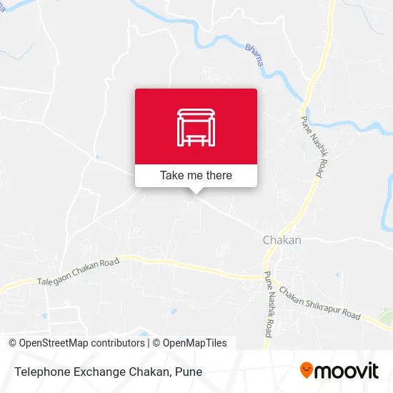 Telephone Exchange Chakan map