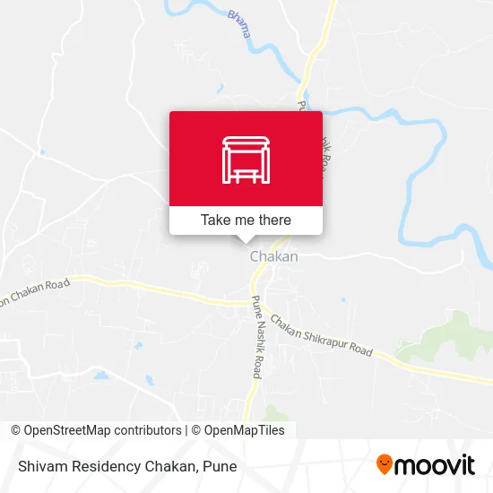 Shivam Residency Chakan map
