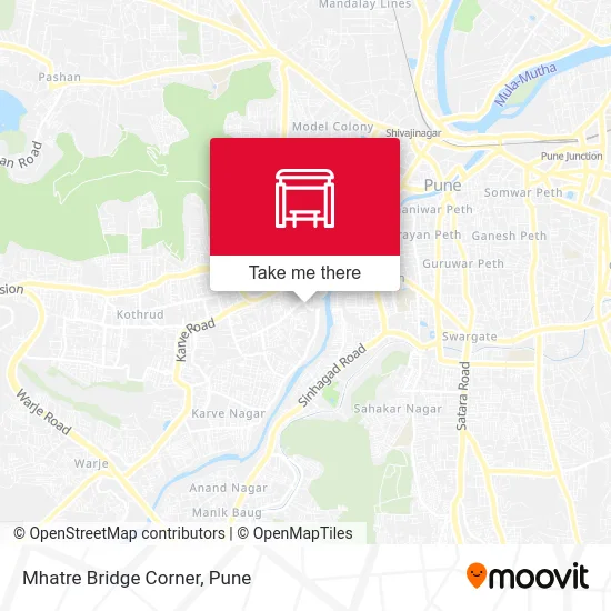 Mhatre Bridge Corner map