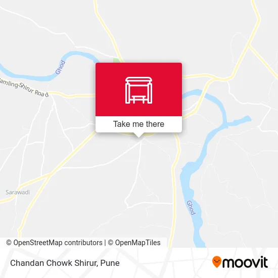 Chandan Chowk Shirur map