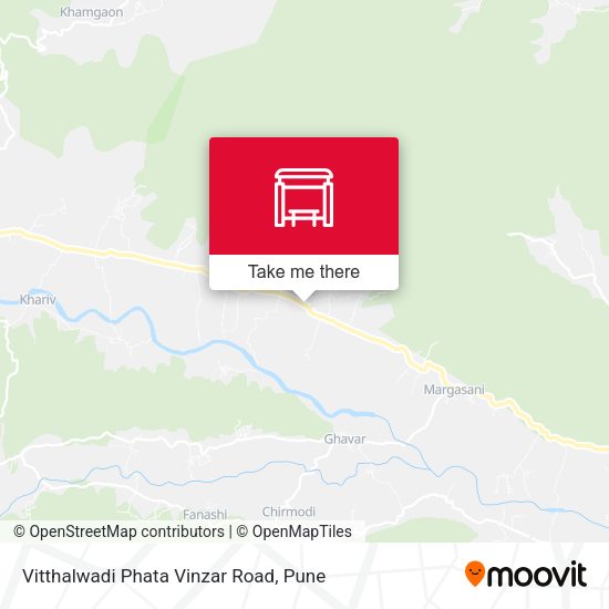 Vitthalwadi Phata Vinzar Road map