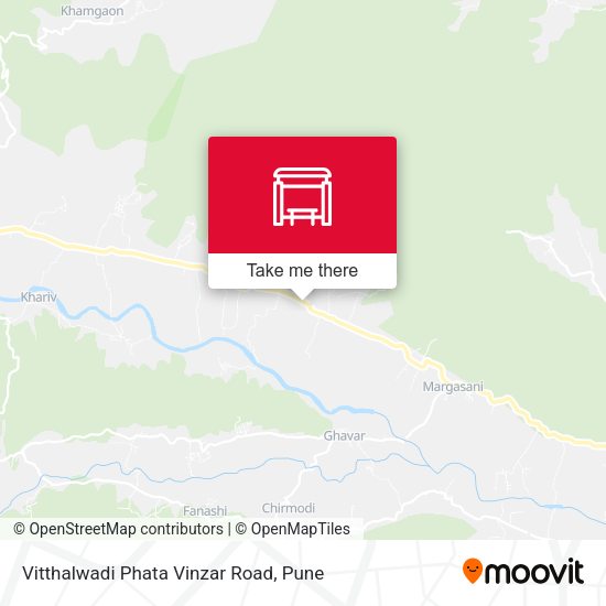 Vitthalwadi Phata Vinzar Road map