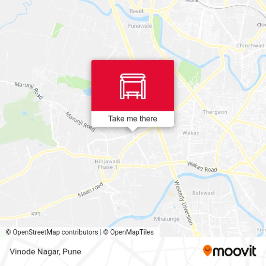 Vinode Nagar map