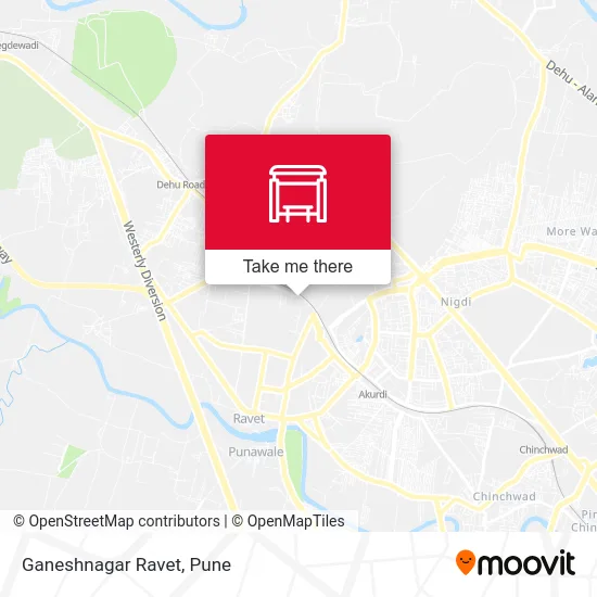 Ganeshnagar Ravet map