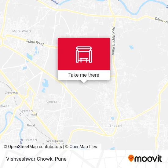 Vishveshwar Chowk map