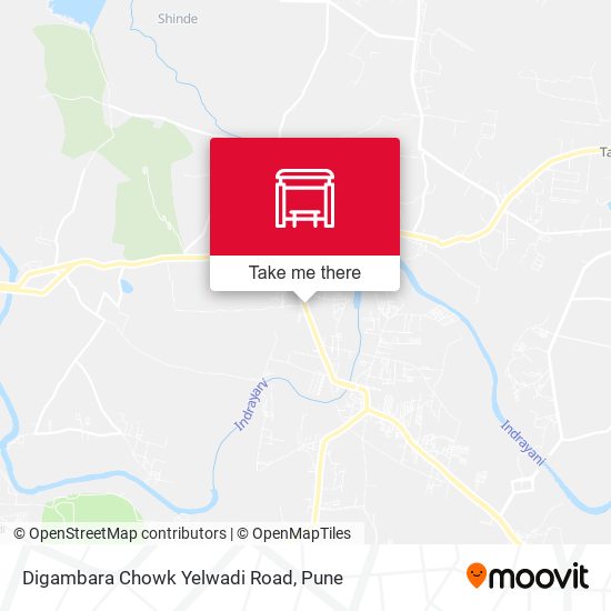 Digambara Chowk Yelwadi Road map