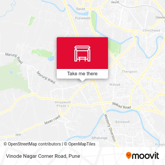 Vinode Nagar Corner Road map