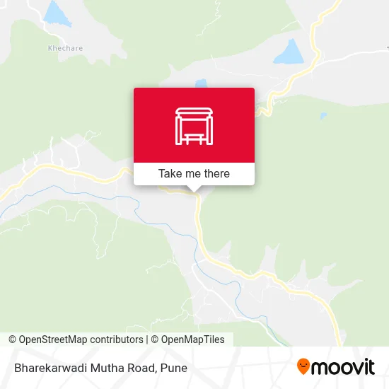 Bharekarwadi Mutha Road map