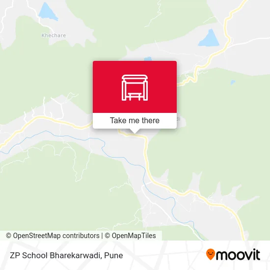 ZP School Bharekarwadi map