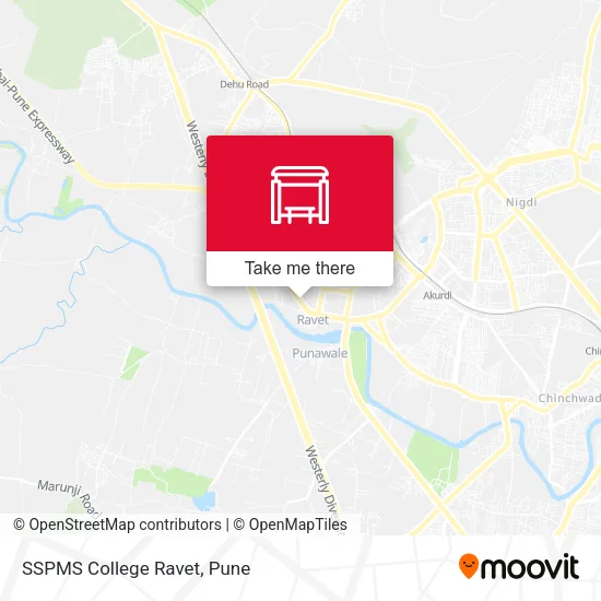 SSPMS College Ravet map