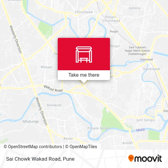 Sai Chowk Wakad Road map