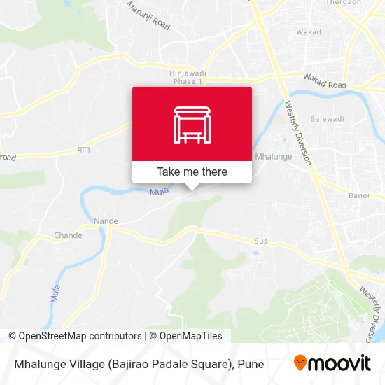 Mhalunge Gaon (Bajirao Padale Chowk) map