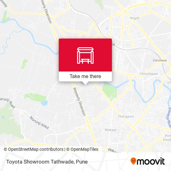 Toyota Showroom Tathwade map