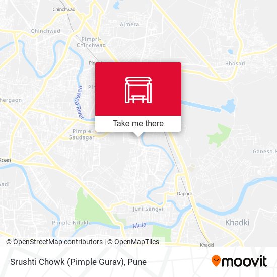 Srushti Chowk (Pimple Gurav) map