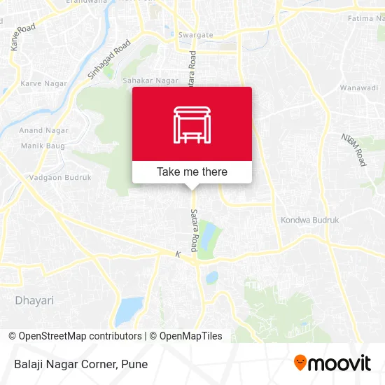 Balaji Nagar Corner map