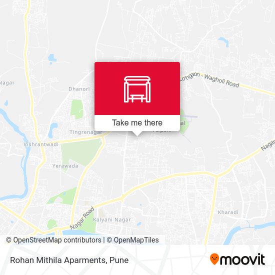 Rohan Mithila Aparments map