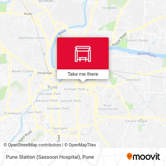 Pune Station (Sassoon Hospital) map