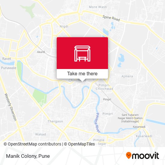 Manik Colony map