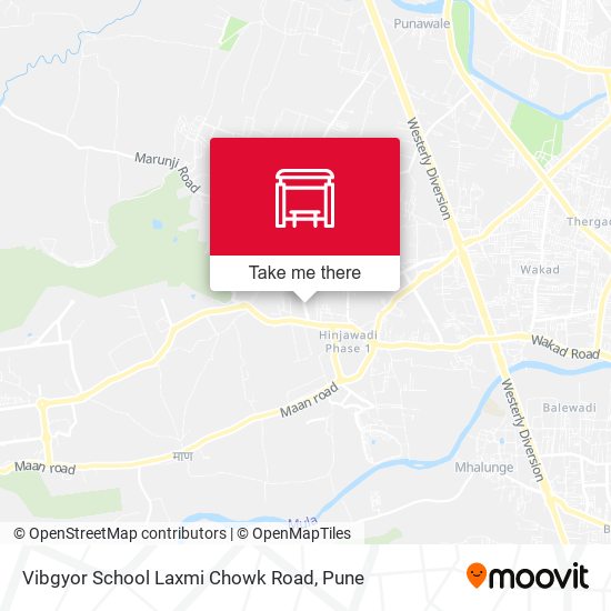 Vibgyor School Laxmi Chowk Road map