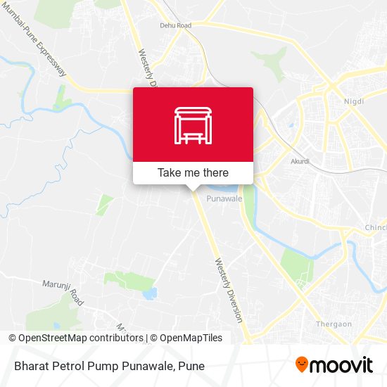 Bharat Petrol Pump Punawale map