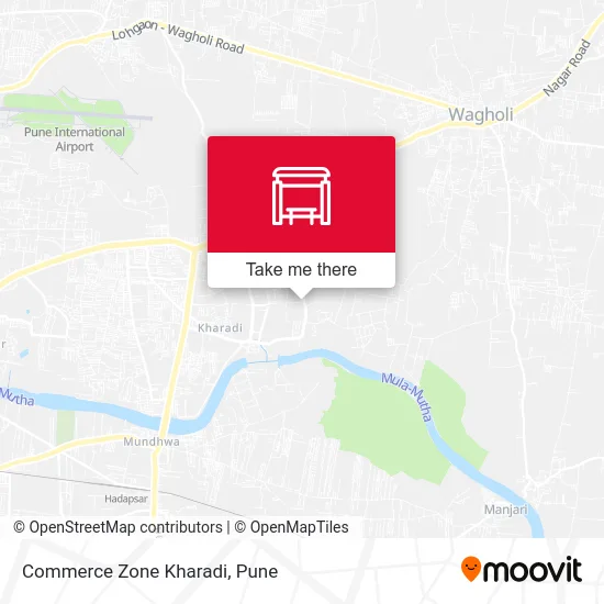 Commerce Zone Kharadi map