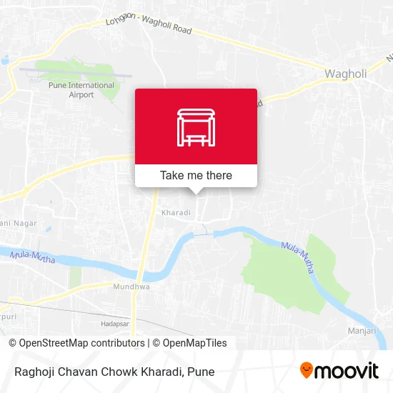 Raghoji Chavan Chowk Kharadi map