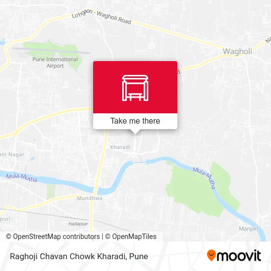 Raghoji Chavan Chowk Kharadi map