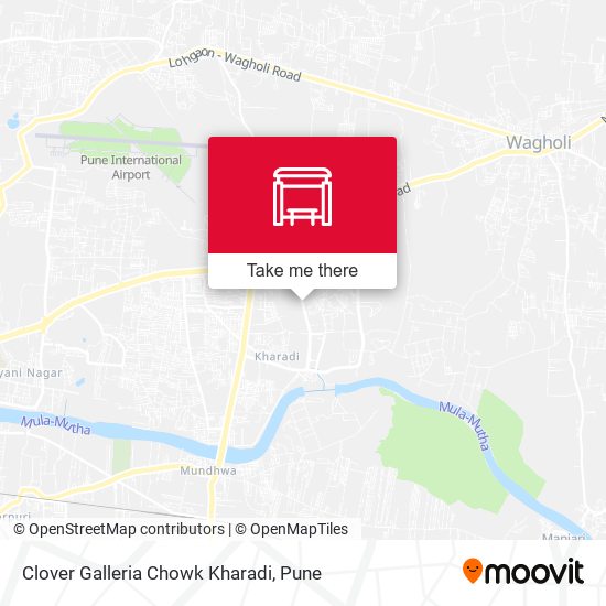 Clover Galleria Chowk Kharadi map