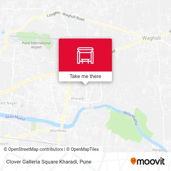 Clover Galleria Chowk Kharadi map