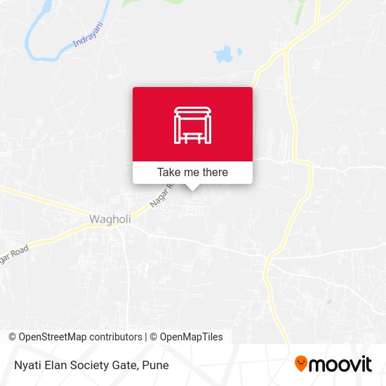 Nyati Elan Society Gate map