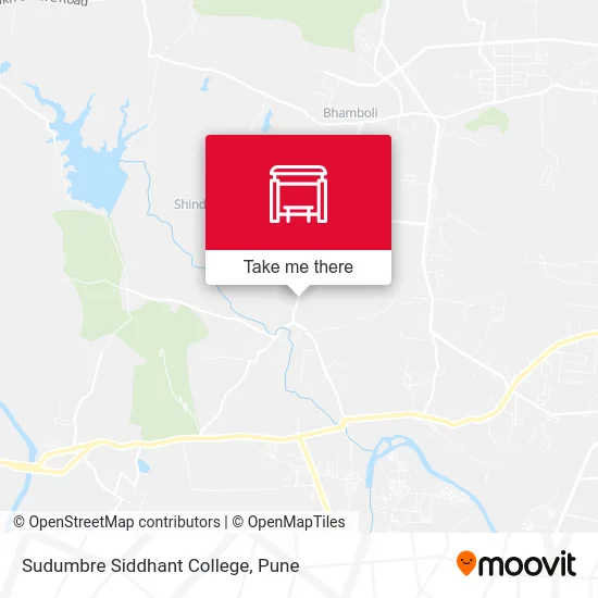 Sudumbre Siddhant College map
