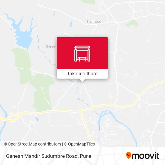 Ganesh Mandir Sudumbre Road map