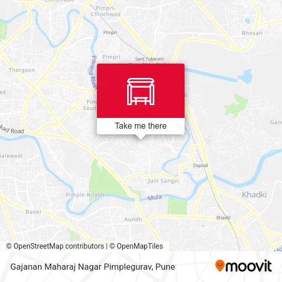 Gajanan Maharaj Nagar Pimplegurav map