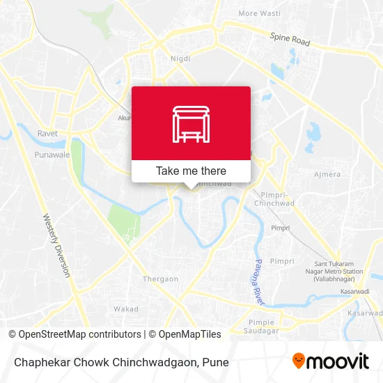 Chaphekar Chowk Chinchwadgaon map