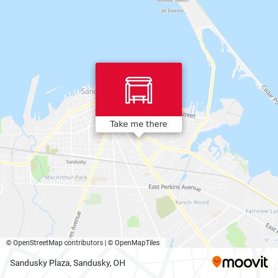 Sandusky Plaza map