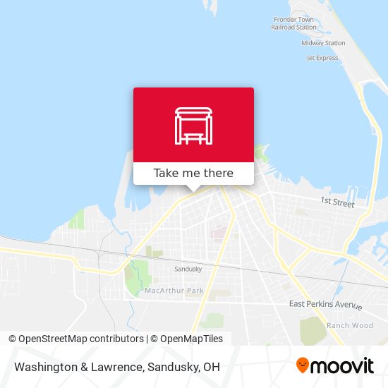 Mapa de Washington & Lawrence