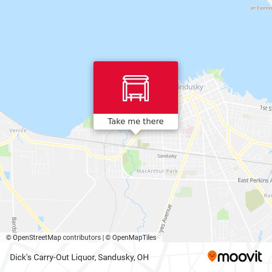 Mapa de Dick's Carry-Out Liquor