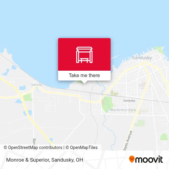 Monroe & Superior map