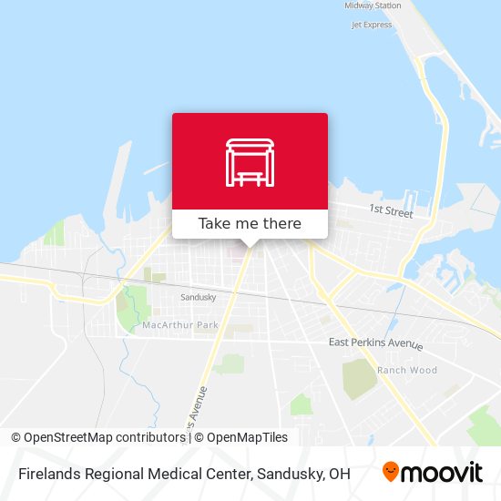 Mapa de Firelands Regional Medical Center