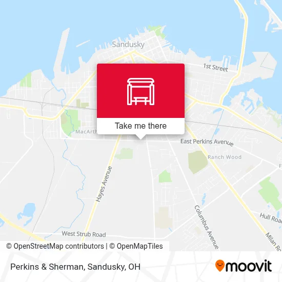 Perkins & Sherman map