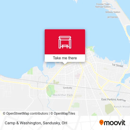 Camp & Washington map