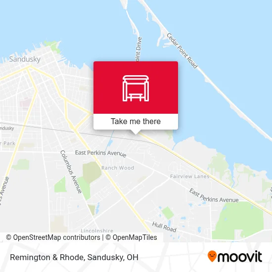 Remington & Rhode map